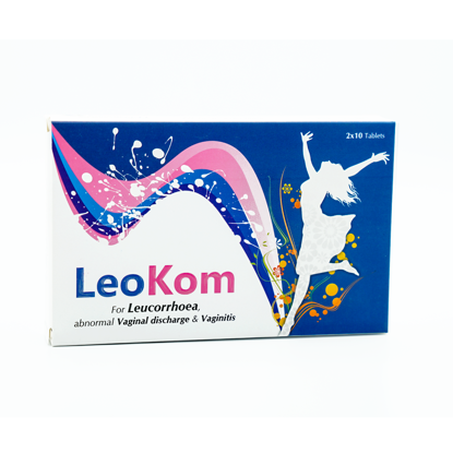 Picture of Leo Kom (For leucorrhoea, abnormal vaginal discharge and vaginities)40 tablets